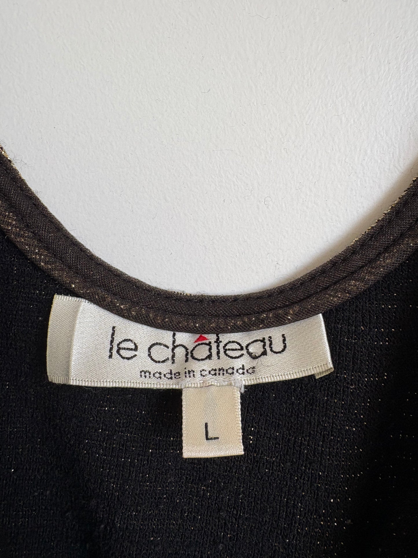 VINTAGE LE CHATEAU GOLD TANK - L