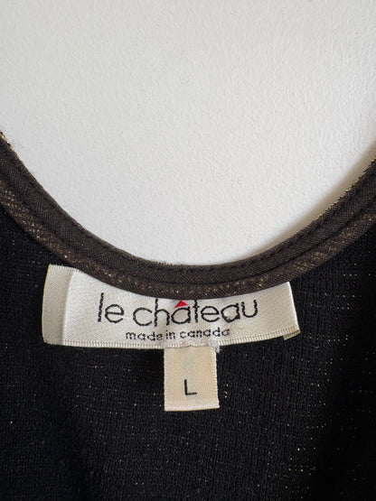 VINTAGE LE CHATEAU GOLD TANK - L