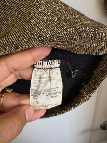 VINTAGE LE CHATEAU GOLD TANK - L