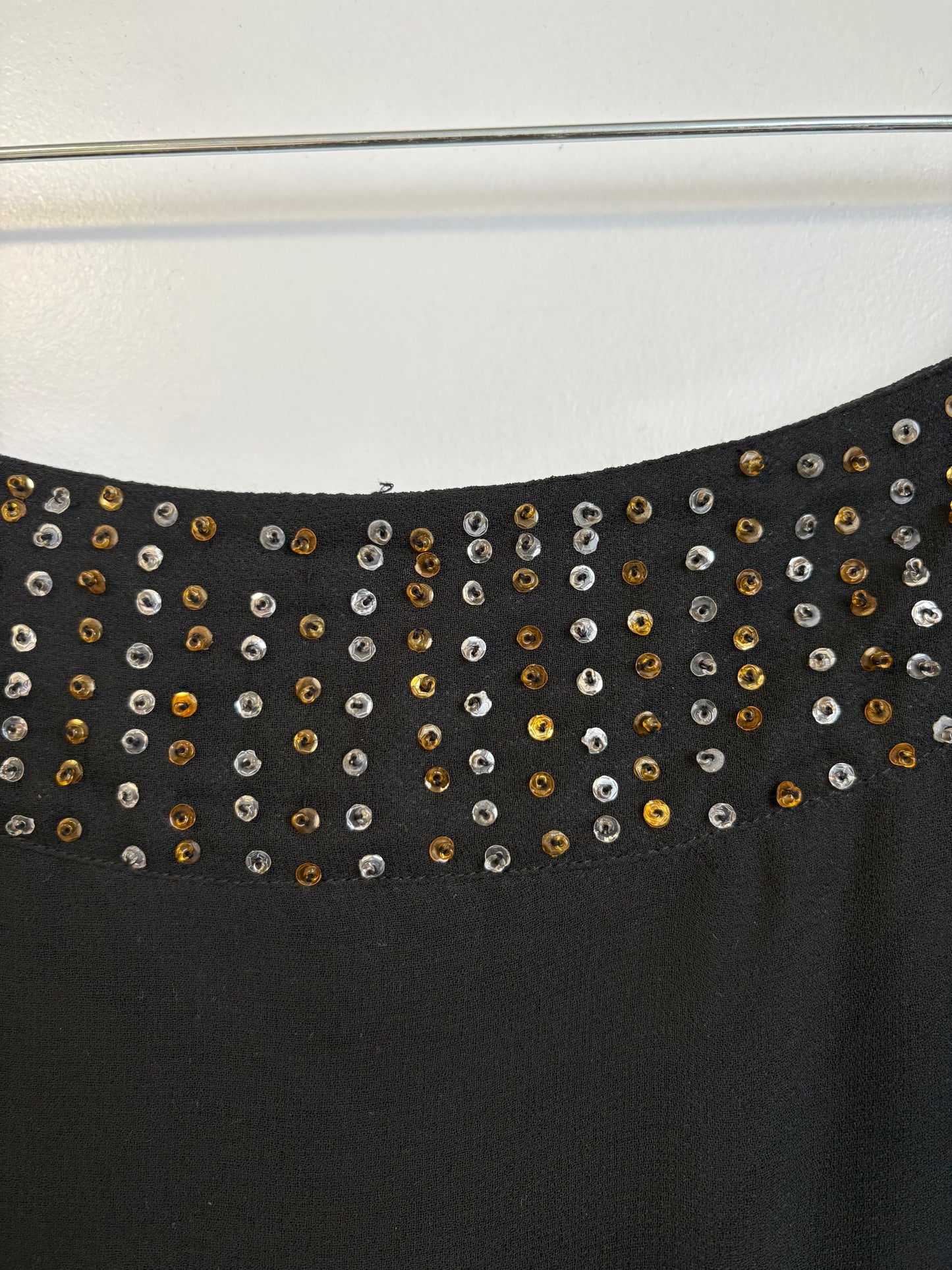 VINTAGE MAXI SKIRT WITH BEAD DETAILS