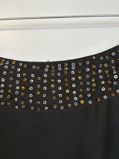 VINTAGE MAXI SKIRT WITH BEAD DETAILS