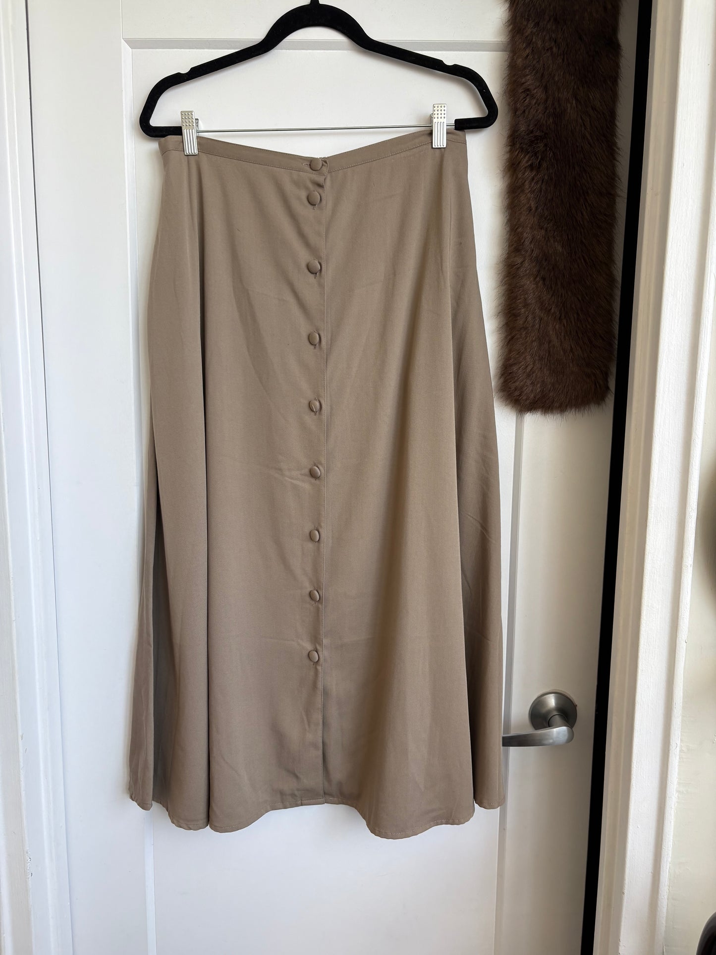 VINTAGE MAXI SKIRT WITH POCKETS - XL