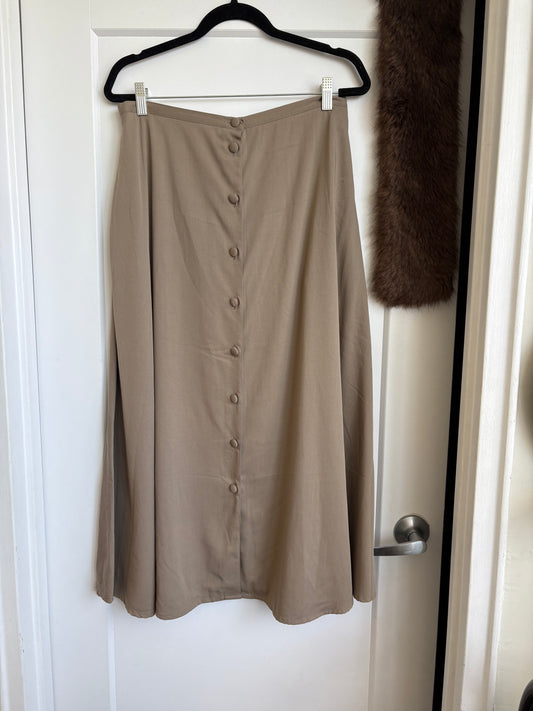 VINTAGE MAXI SKIRT WITH POCKETS - XL