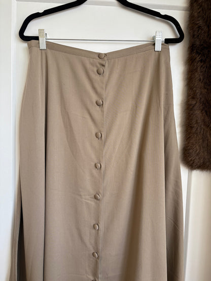 VINTAGE MAXI SKIRT WITH POCKETS - XL