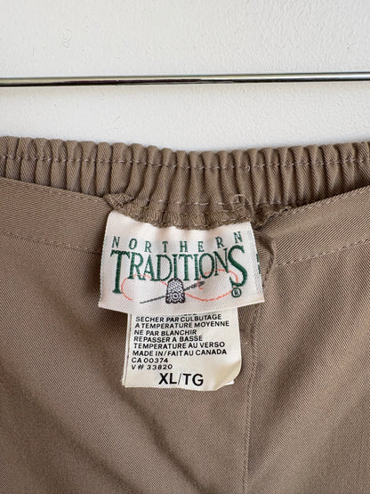 VINTAGE MAXI SKIRT WITH POCKETS - XL