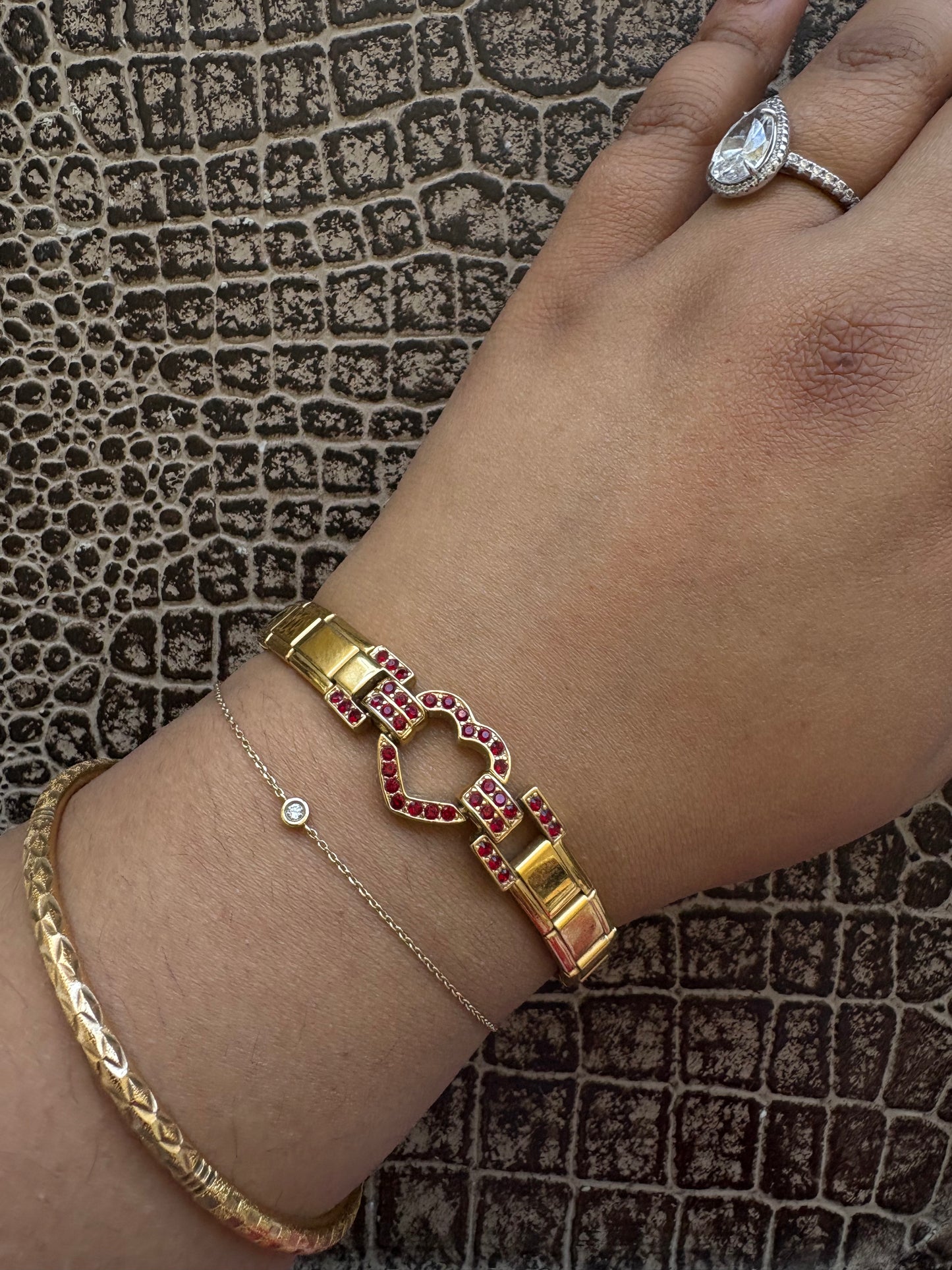 VINTAGE MONET ITALIAN LINK BRACELET