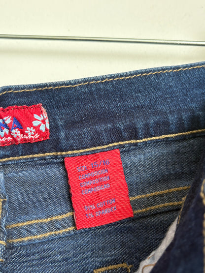 VINTAGE MORENA JEANS DENIM MAXI SKIRT