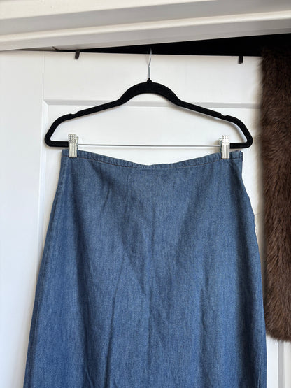 VINTAGE NITRO JEANS DENIM MAXI SKIRT