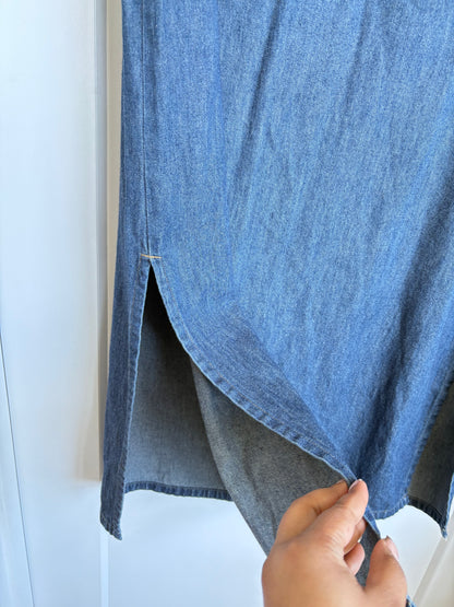 VINTAGE NITRO JEANS DENIM MAXI SKIRT