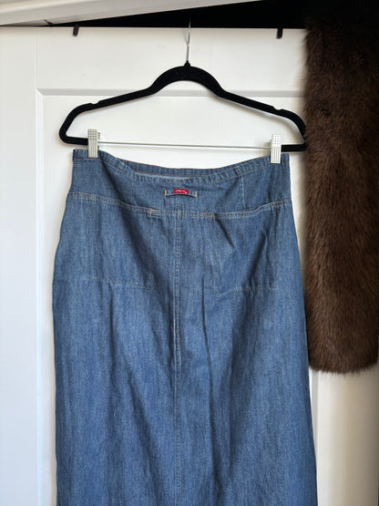 VINTAGE NITRO JEANS DENIM MAXI SKIRT