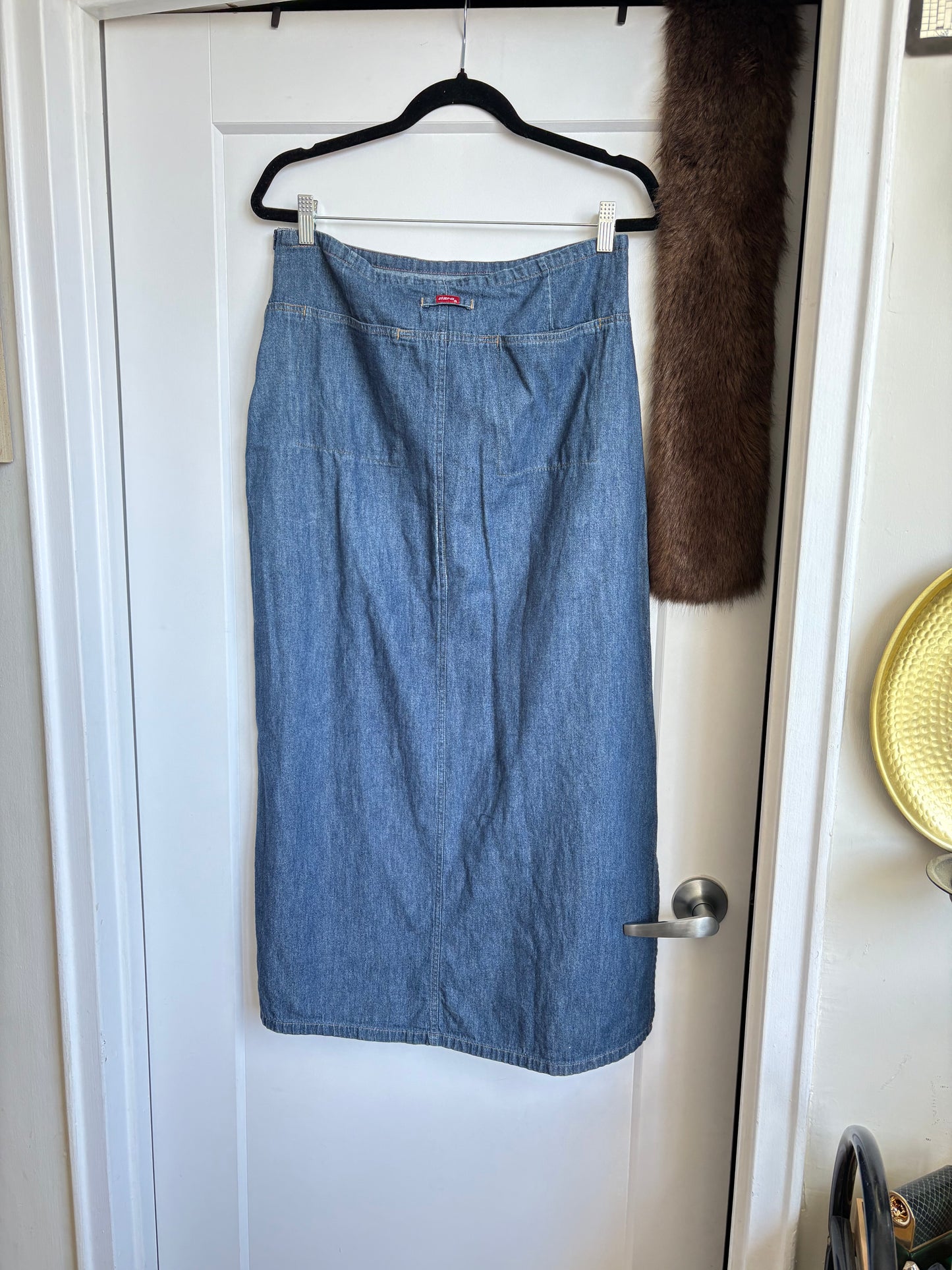 VINTAGE NITRO JEANS DENIM MAXI SKIRT