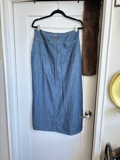 VINTAGE NITRO JEANS DENIM MAXI SKIRT