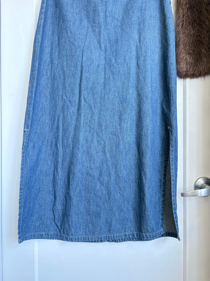VINTAGE NITRO JEANS DENIM MAXI SKIRT