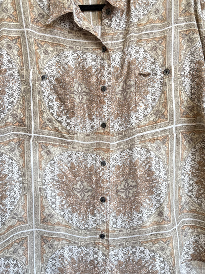 VINTAGE PAISLEY BUTTON DOWN