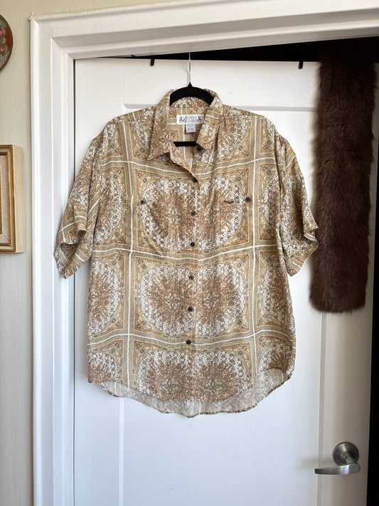 VINTAGE PAISLEY BUTTON DOWN