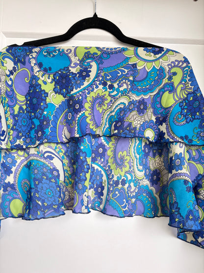 VINTAGE PAISLEY CAPE/PONCHO