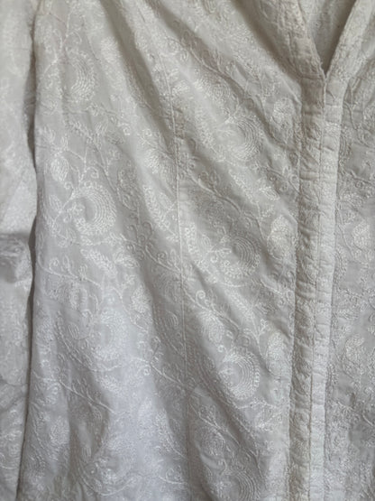 VINTAGE PAISLEY THREAD WORK BLOUSE  - M