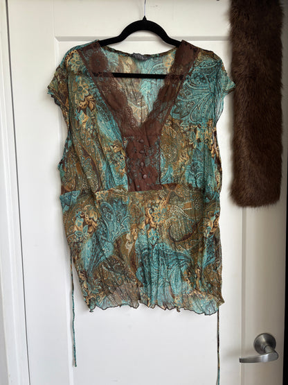 VINTAGE PAISLEY TOP - 18