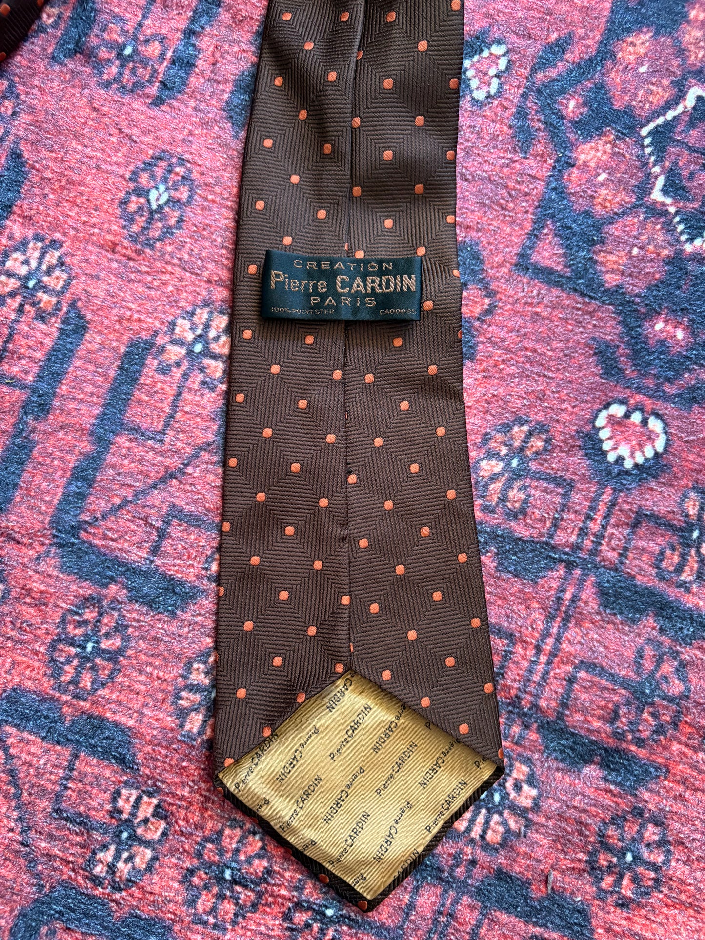 VINTAGE PIERRE CARDIN POLKA DOT TIE