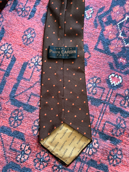 VINTAGE PIERRE CARDIN POLKA DOT TIE