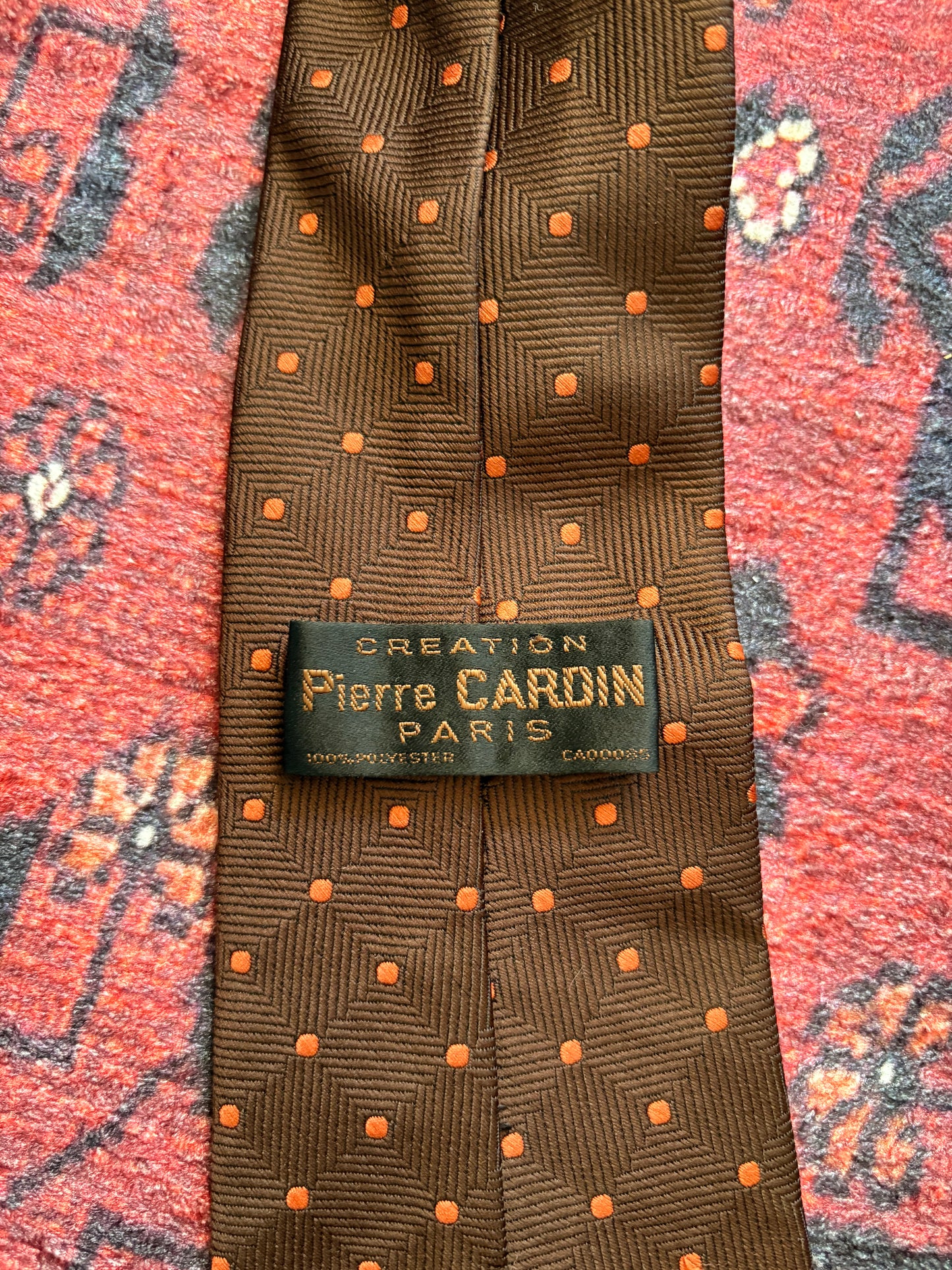 VINTAGE PIERRE CARDIN POLKA DOT TIE