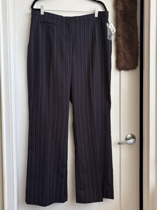 VINTAGE PINSTRIPE OFFICE SIREN PANTS