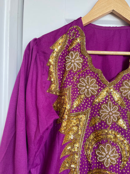 VINTAGE PURPLE SELWAR KAMEEZ SET