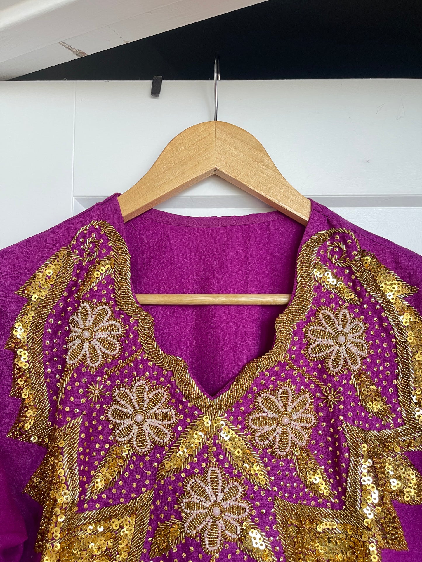 VINTAGE PURPLE SELWAR KAMEEZ SET