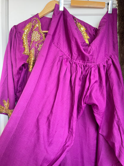 VINTAGE PURPLE SELWAR KAMEEZ SET