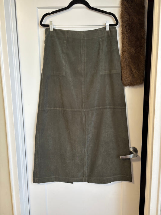 VINTAGE REITMANS SUEDE MAXI SKIRT