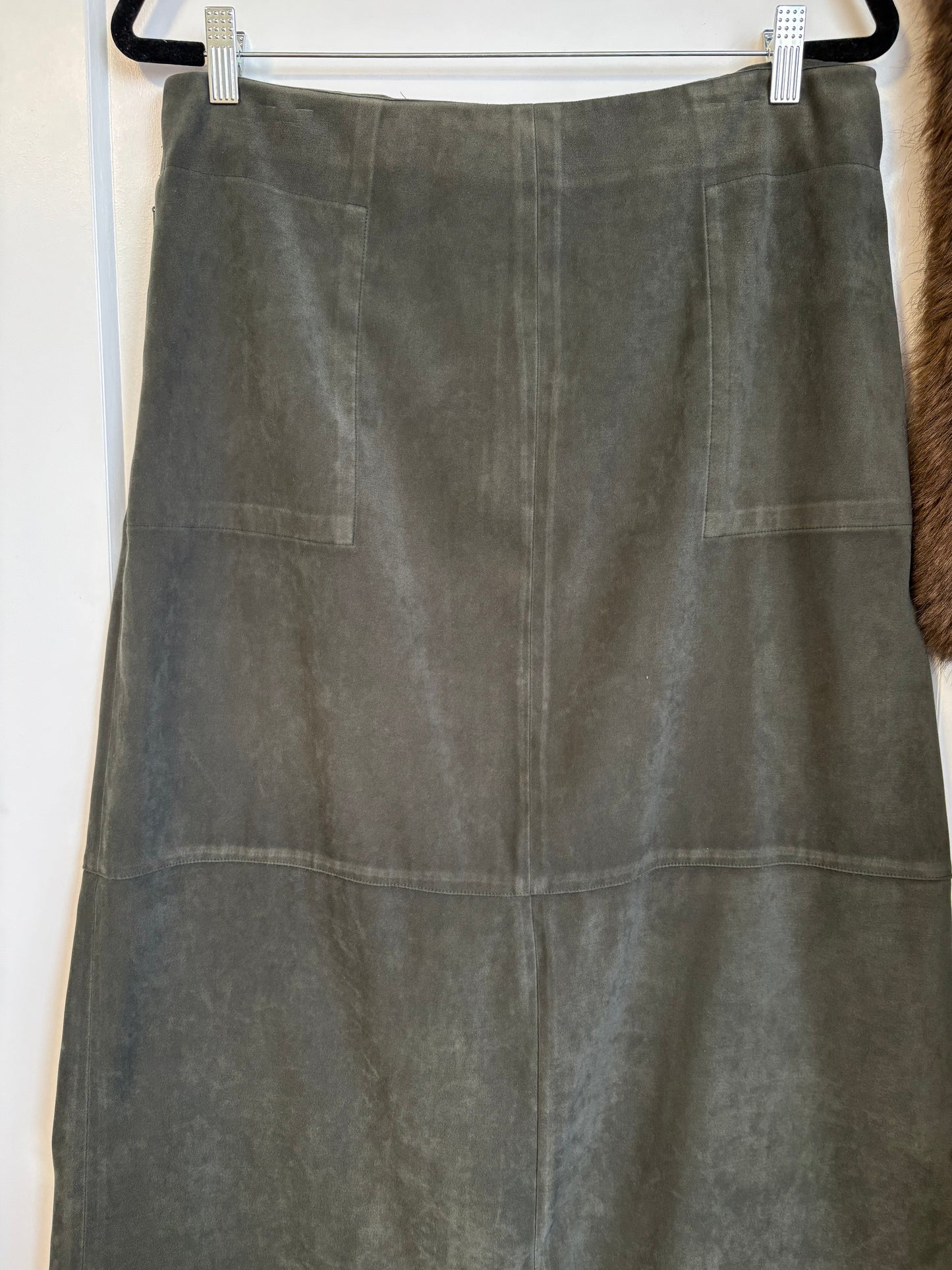 VINTAGE REITMANS SUEDE MAXI SKIRT