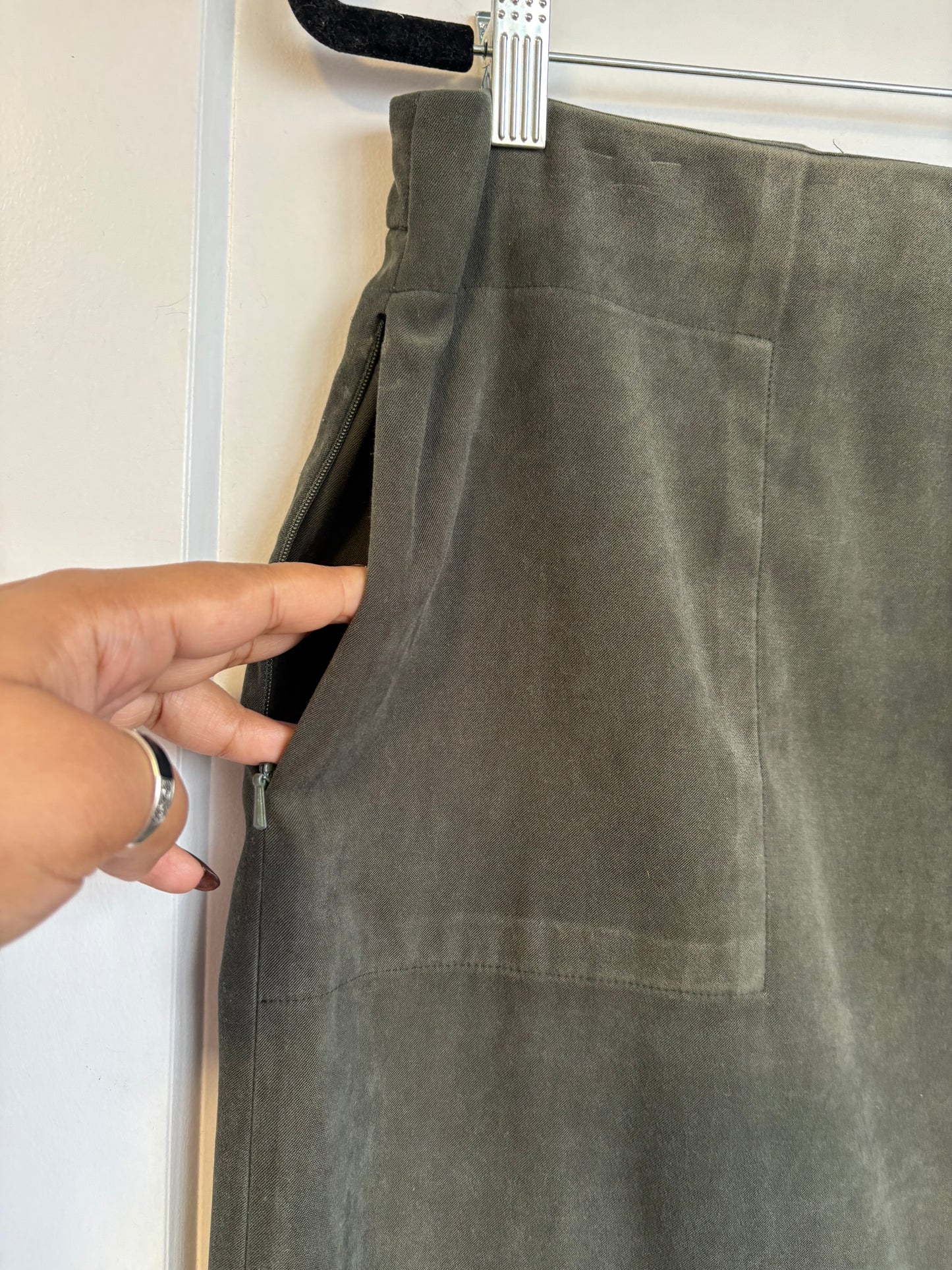 VINTAGE REITMANS SUEDE MAXI SKIRT