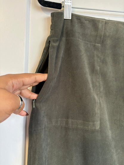 VINTAGE REITMANS SUEDE MAXI SKIRT