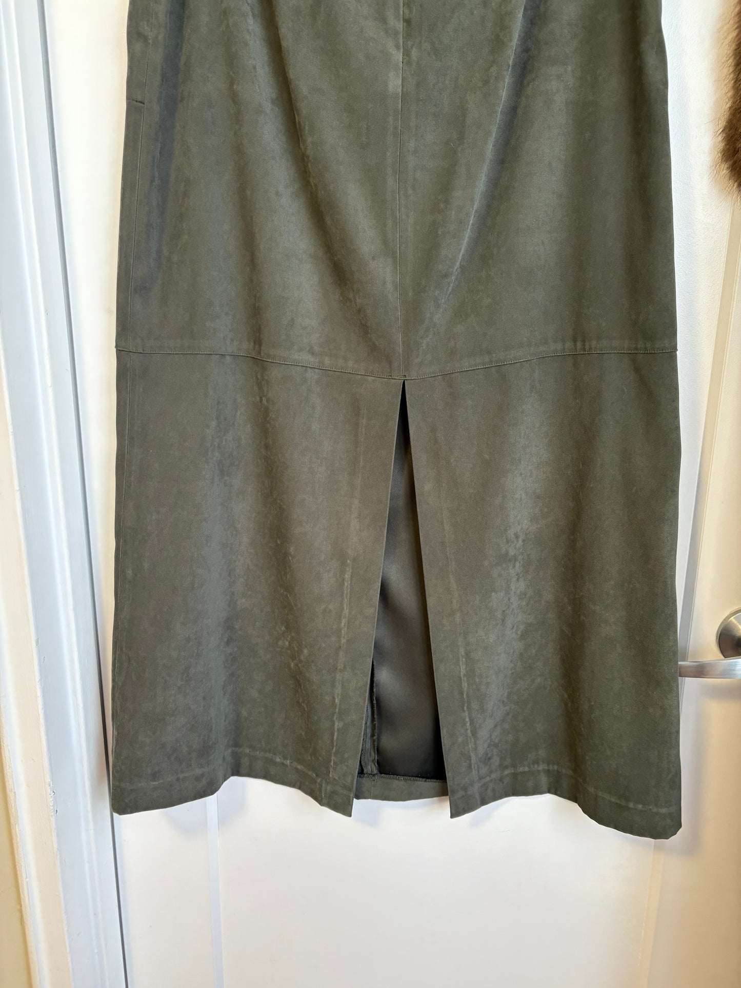 VINTAGE REITMANS SUEDE MAXI SKIRT