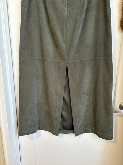 VINTAGE REITMANS SUEDE MAXI SKIRT