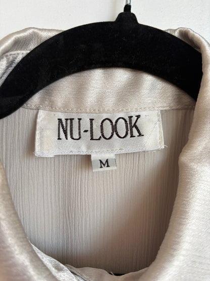 VINTAGE SATIN BLOUSE - M