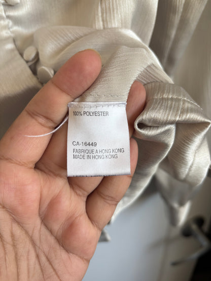 VINTAGE SATIN BLOUSE - M