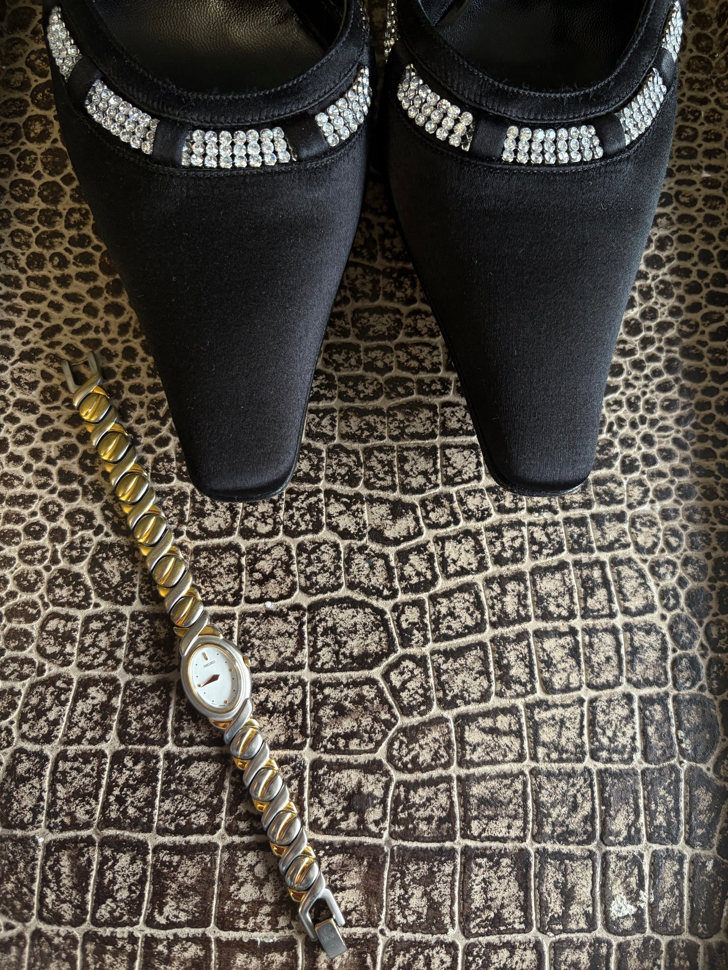 VINTAGE SEIKO TWO TONE WATCH