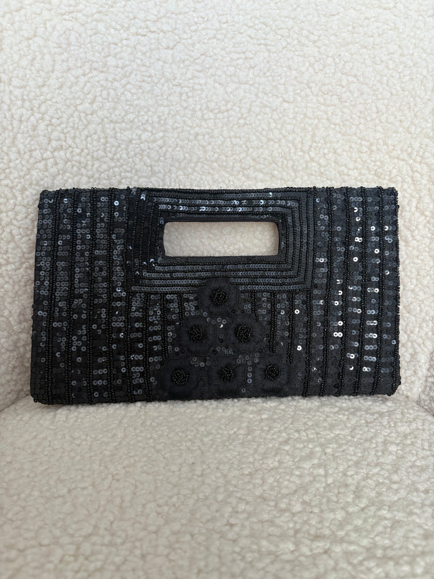 VINTAGE SEQUIN CLUTCH PURSE