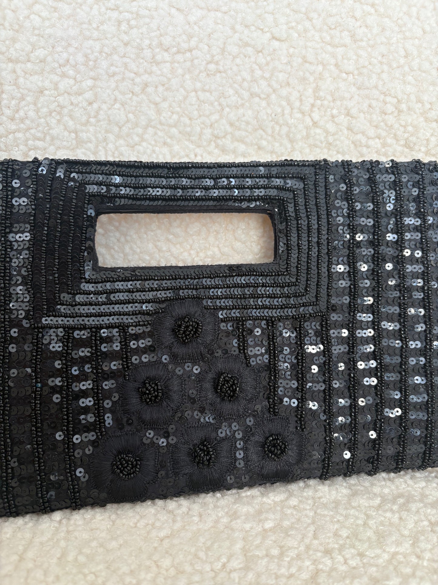 VINTAGE SEQUIN CLUTCH PURSE
