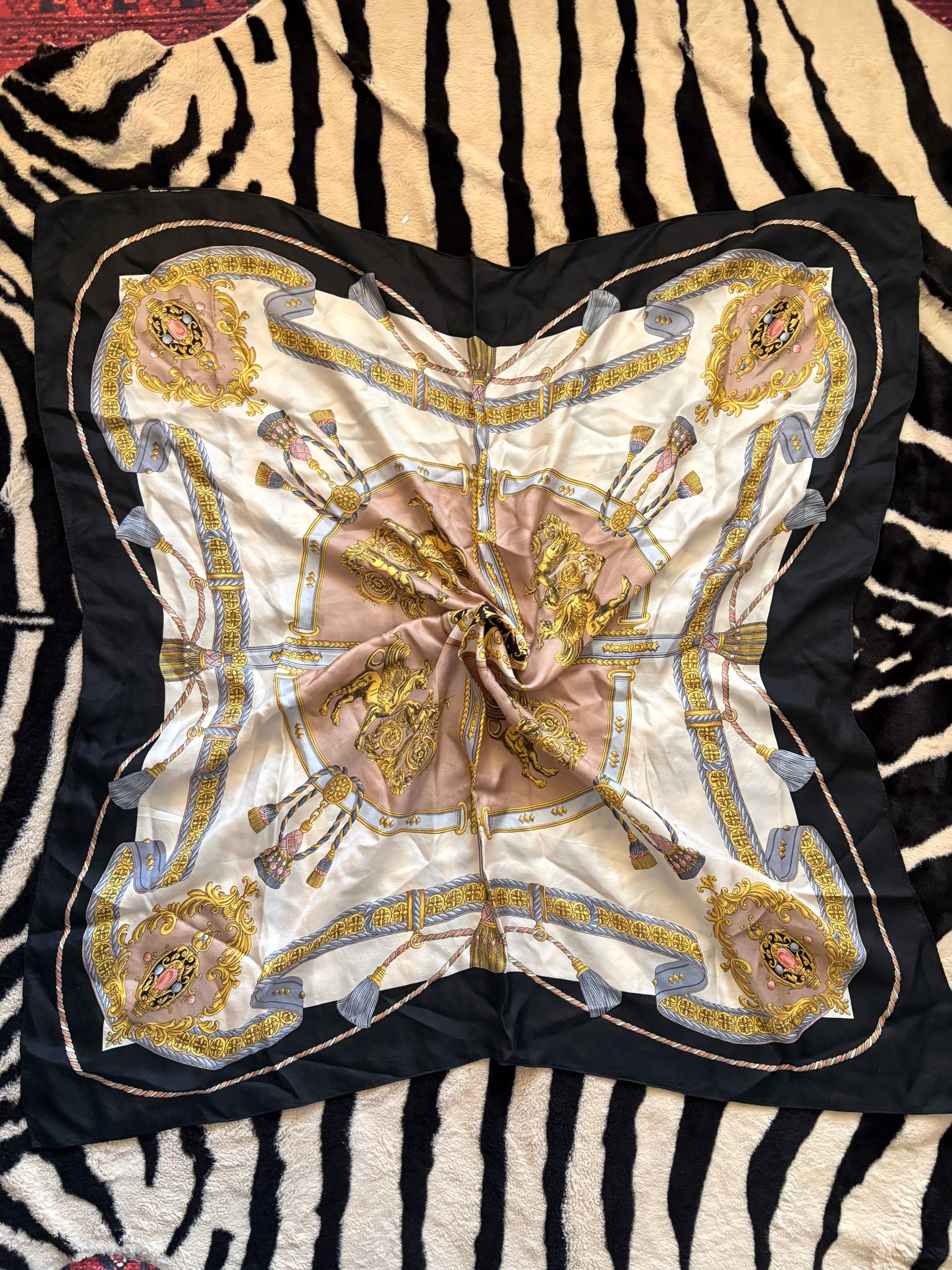VINTAGE SILK SCARF