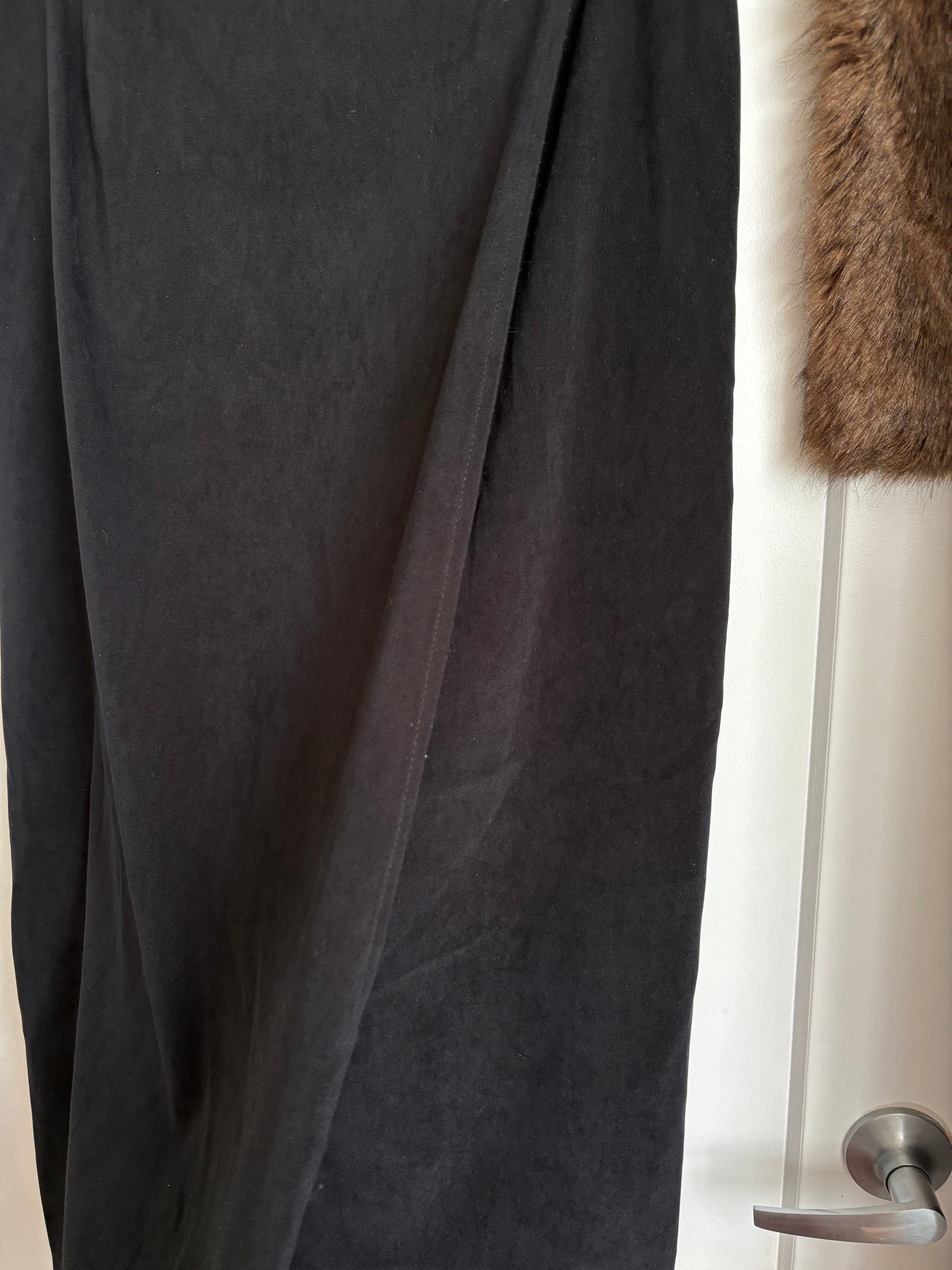 VINTAGE SUEDE WRAP SKIRT