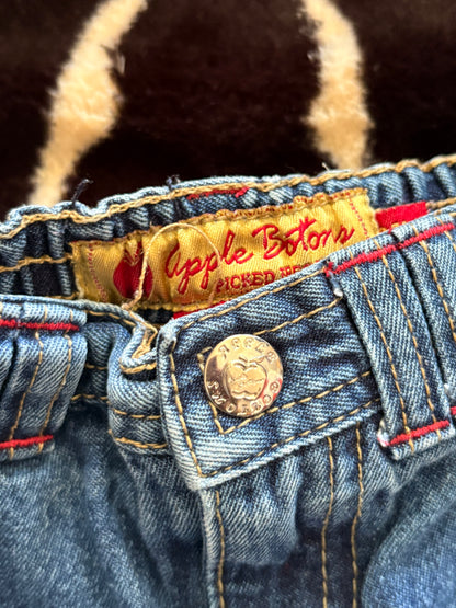 VINTAGE TODDLERS APPLE BOTTOMS JEANS  - 24M