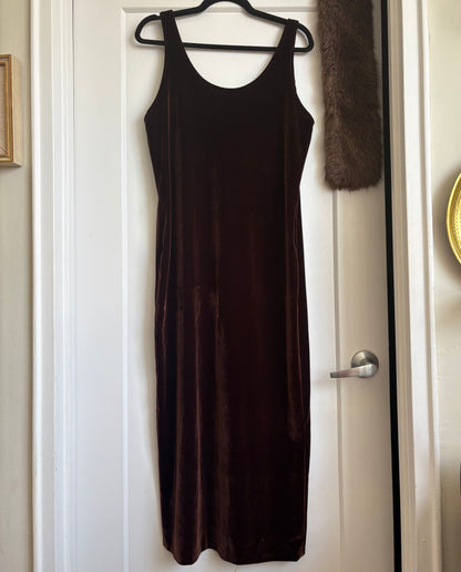 VINTAGE VELVET MAXI DRESS