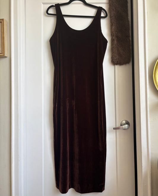 VINTAGE VELVET MAXI DRESS