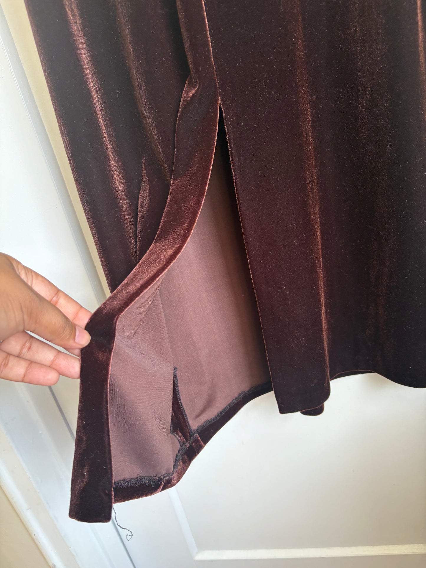 VINTAGE VELVET MAXI DRESS