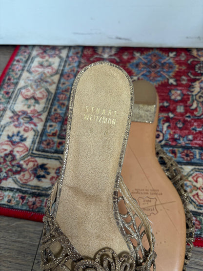 VINTAGE WOVEN STUART WEITZMAN FLATS - SIZE 8