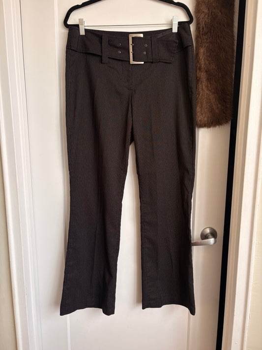 VINTAGE Y2K 725 PINSTRIPE TROUSERS - 13