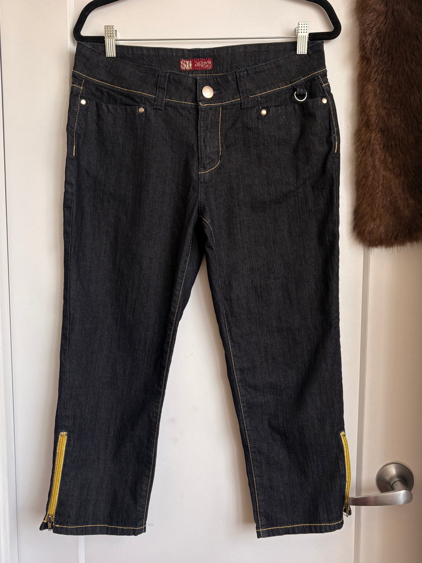VINTAGE Y2K SB DENIM CAPRI PANTS - 11/12