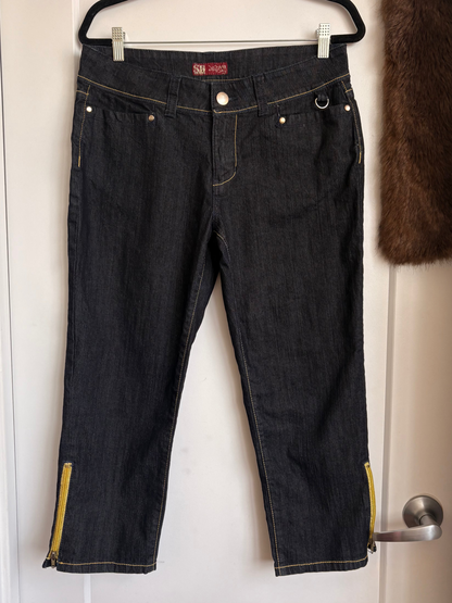 VINTAGE Y2K SB DENIM CAPRI PANTS - 11/12